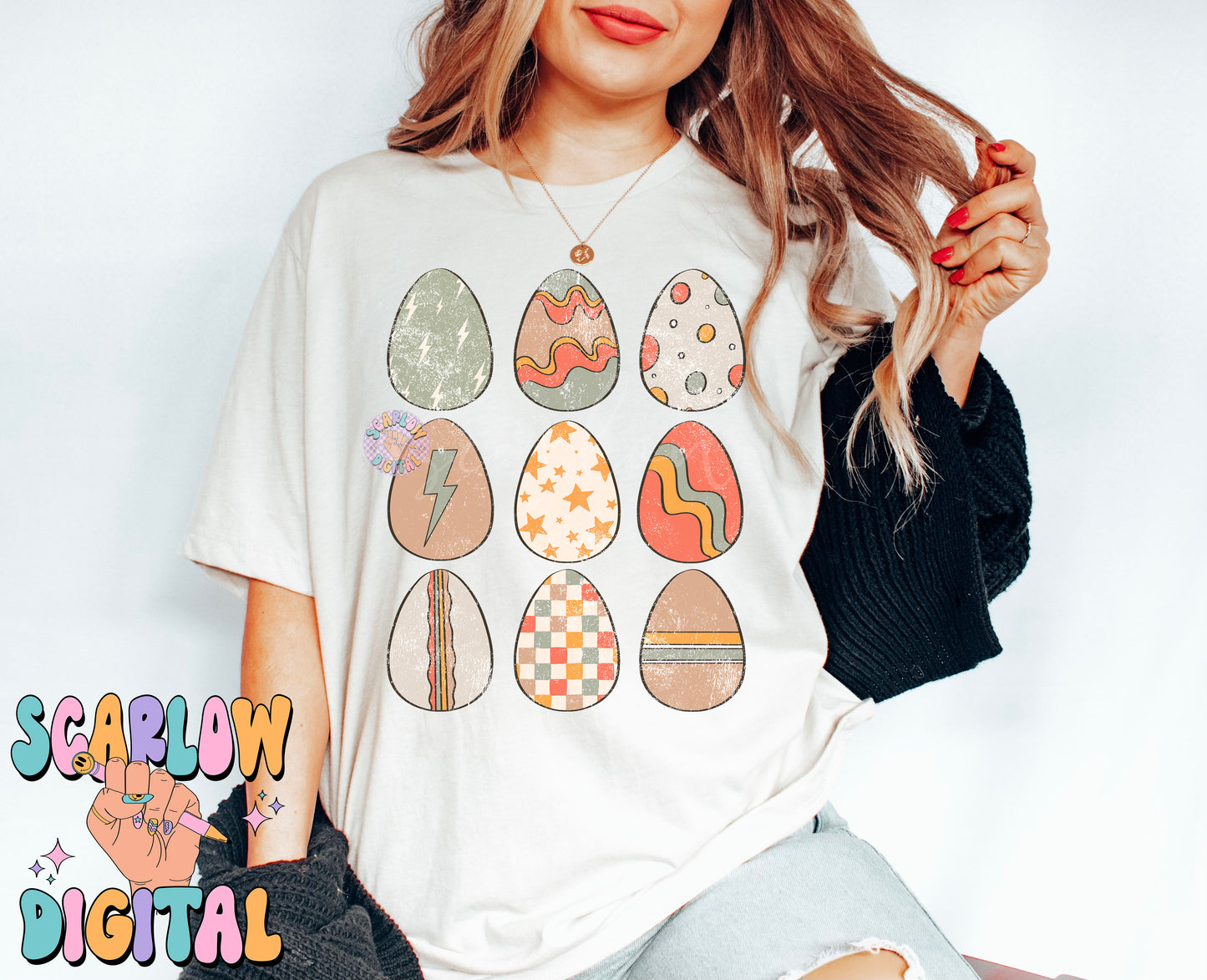 Vintage Easter Eggs PNG Sublimation Digital Design Download, boy easter png, dyed easter eggs png, spring png, boy easter designs png