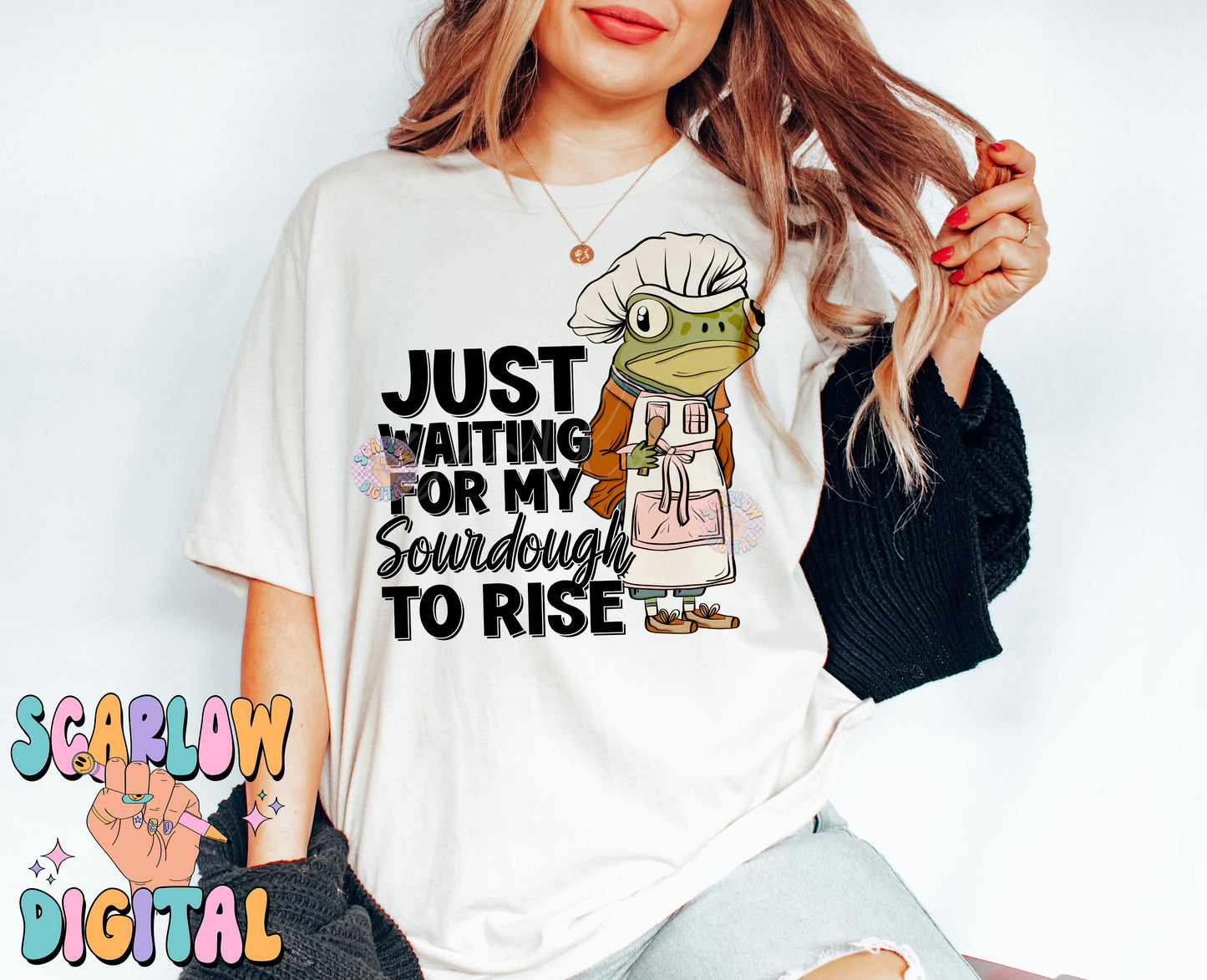 Waiting For My Sourdough to Rise PNG Digital Design