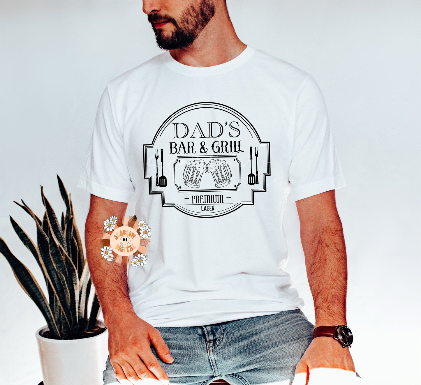 Dad's Bar and Grill SVG-Daddy Cricut Cut File Digital Design Download-funny dad svg, png for dads, grill out svg, svg for dads, trendy svg