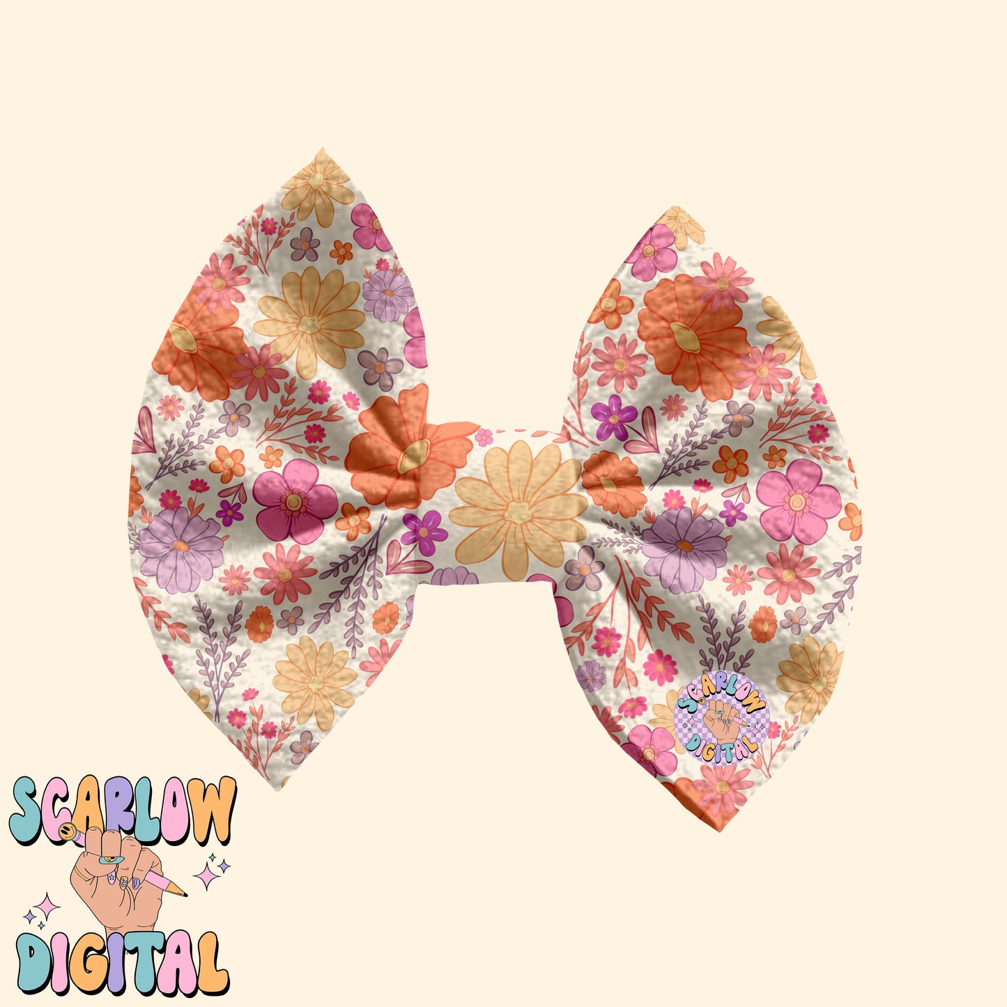 Flowers Seamless Pattern Digital Design