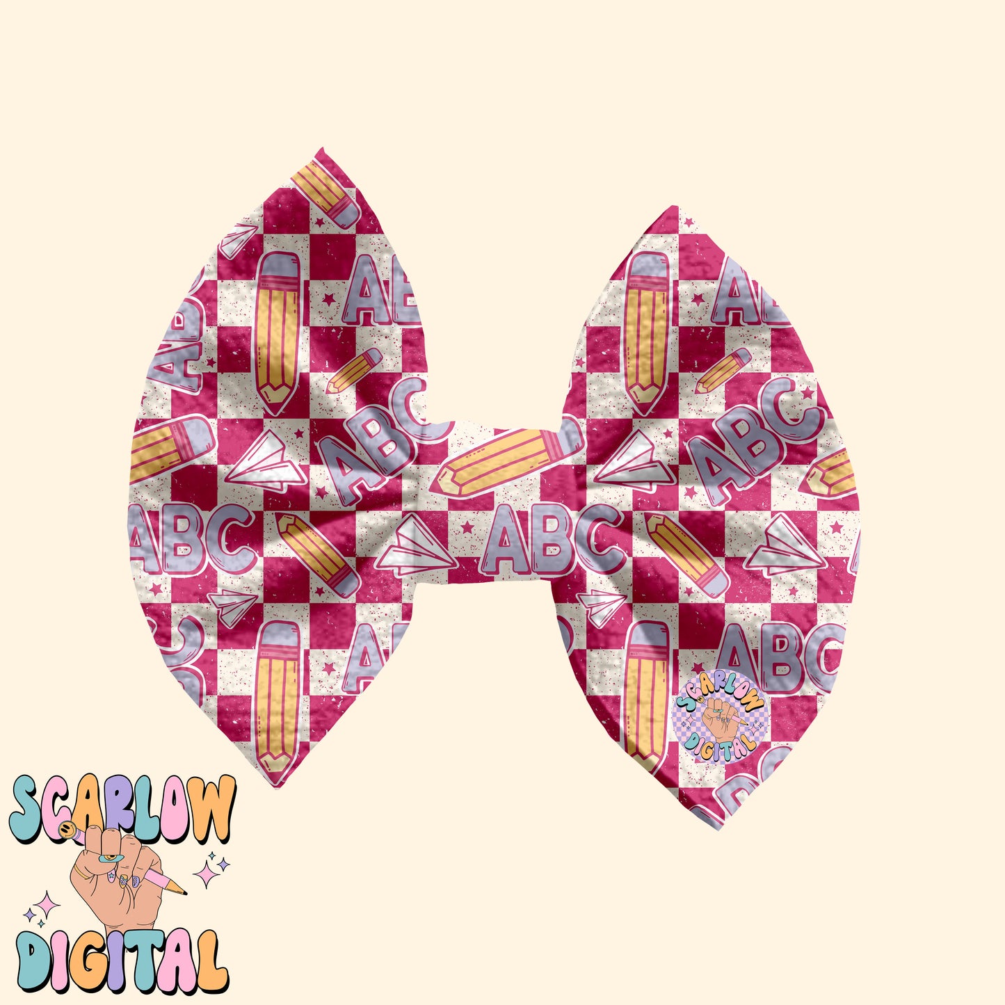 Back to School Seamless Pattern Digital Design