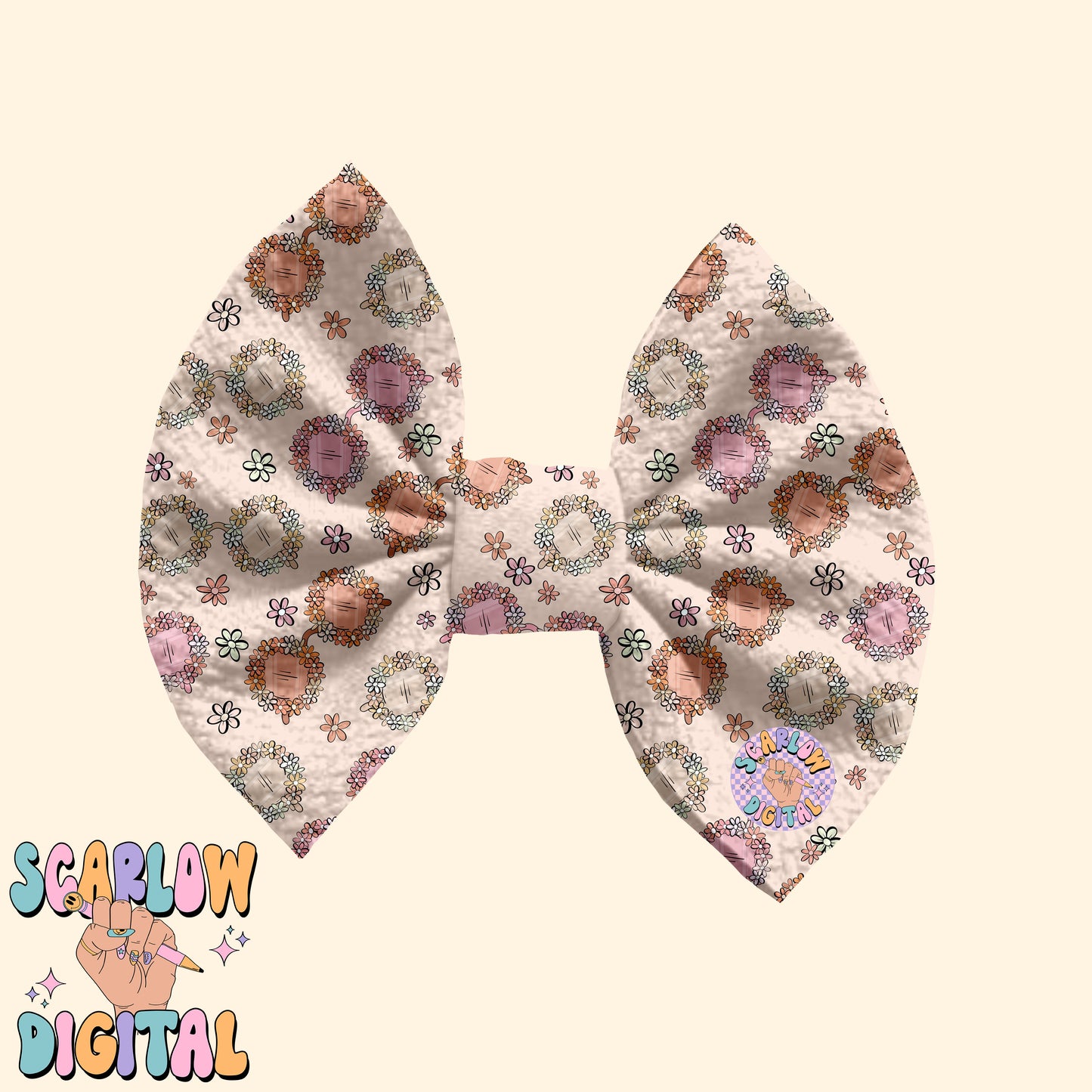 Floral Sunglasses Seamless Pattern-Summer Sublimation Digital Design Download-flowers seamless pattern, boho girly seamless, summer designs