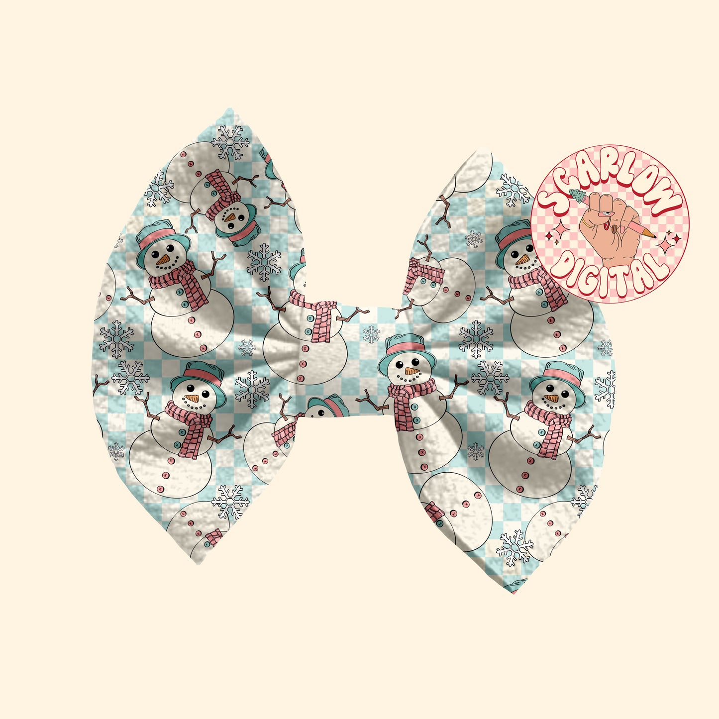 Snowman Seamless Pattern-Winter Sublimation Digital Design Download-christmas seamless, girly seamless, snowflake seamless, winter designs