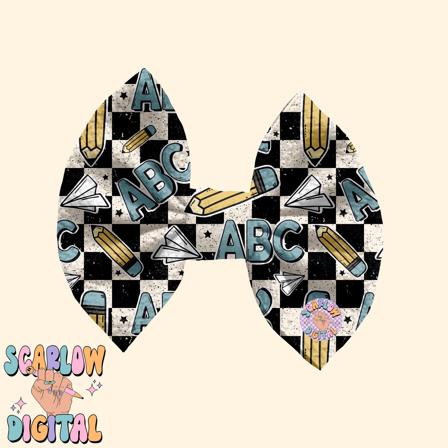 Back to School Seamless Pattern Digital Design