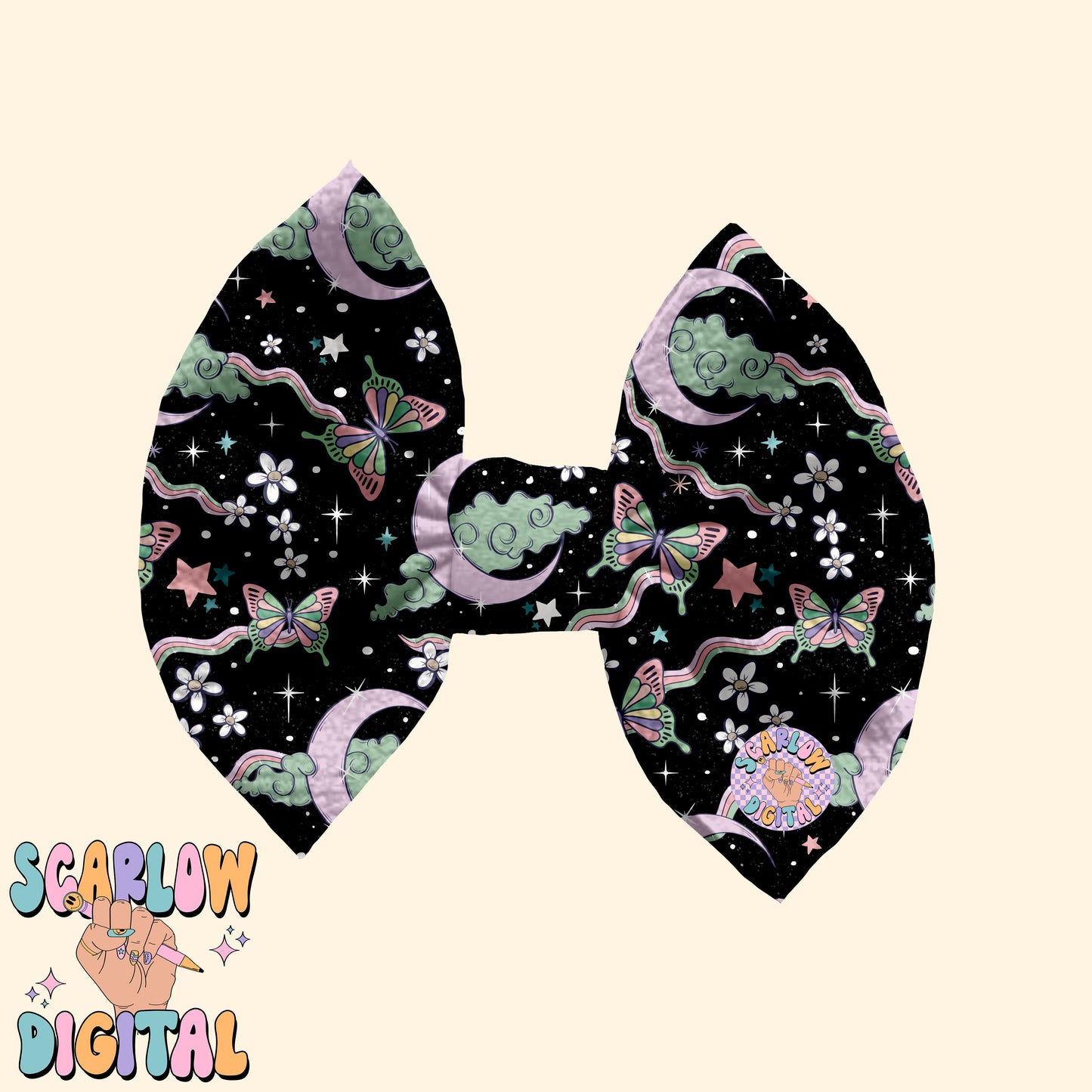 Dreamy Galaxy Seamless Pattern Digital Design