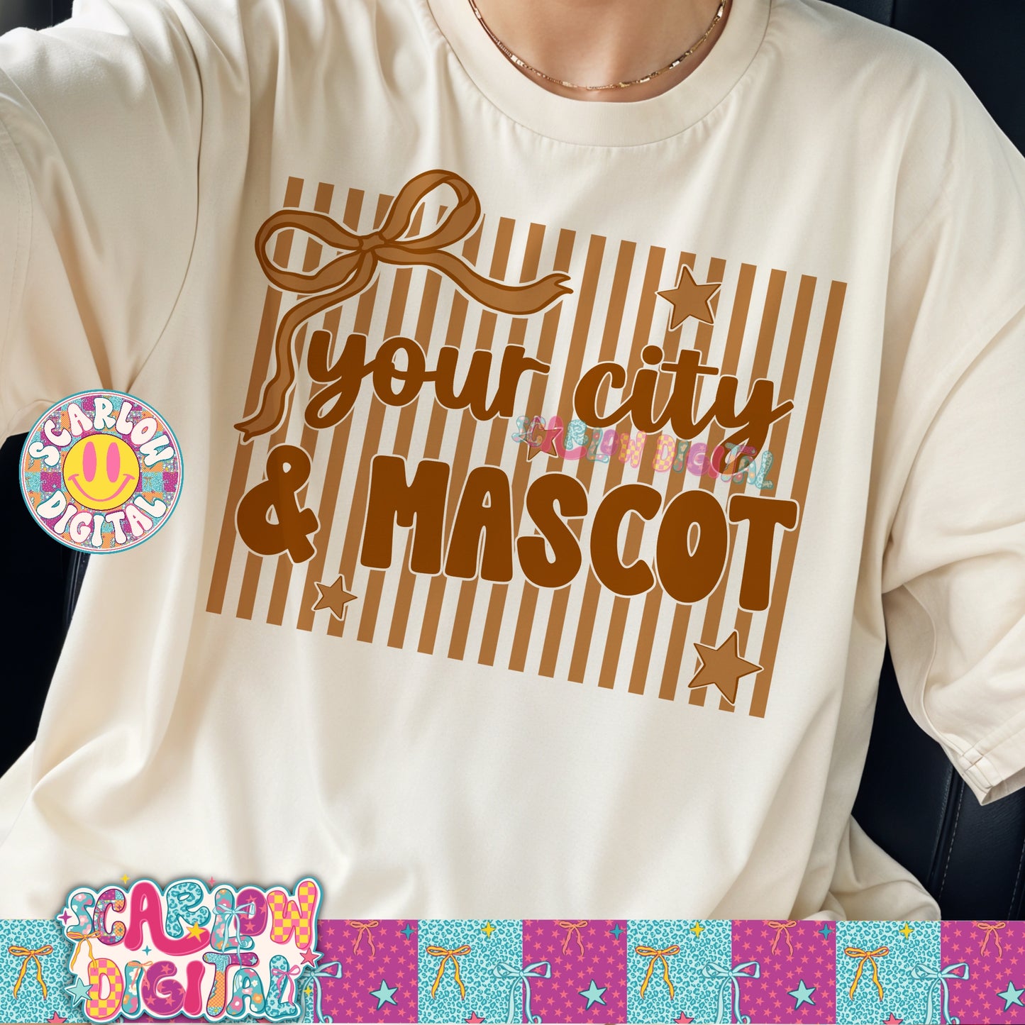 Burnt Orange Mascot Custom Design - REVIEW DESCRIPTION BEFORE PURCHASING