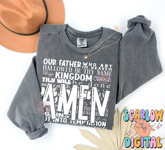 The Lord's Prayer PNG Digital Design