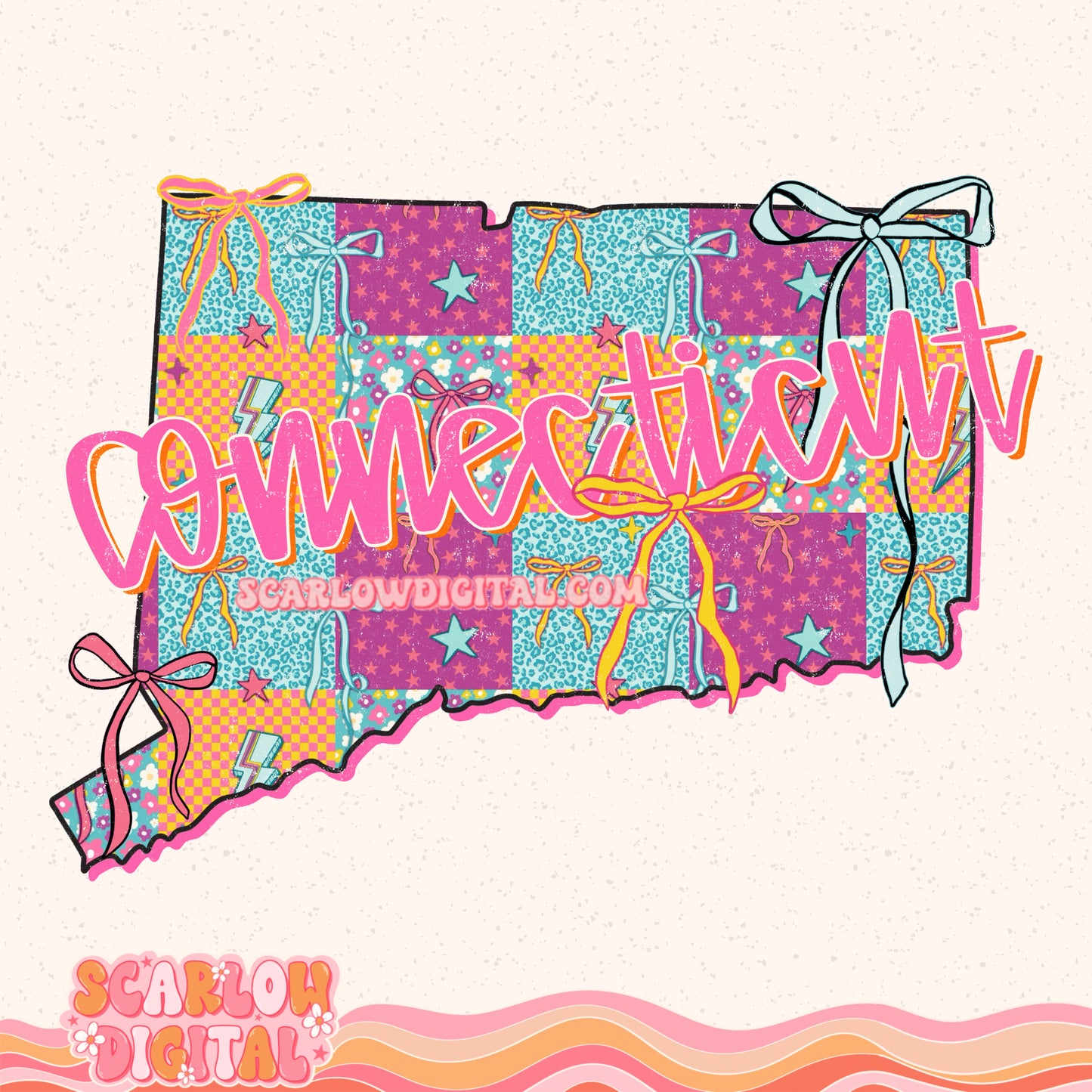 Connecticut PNG Digital Design