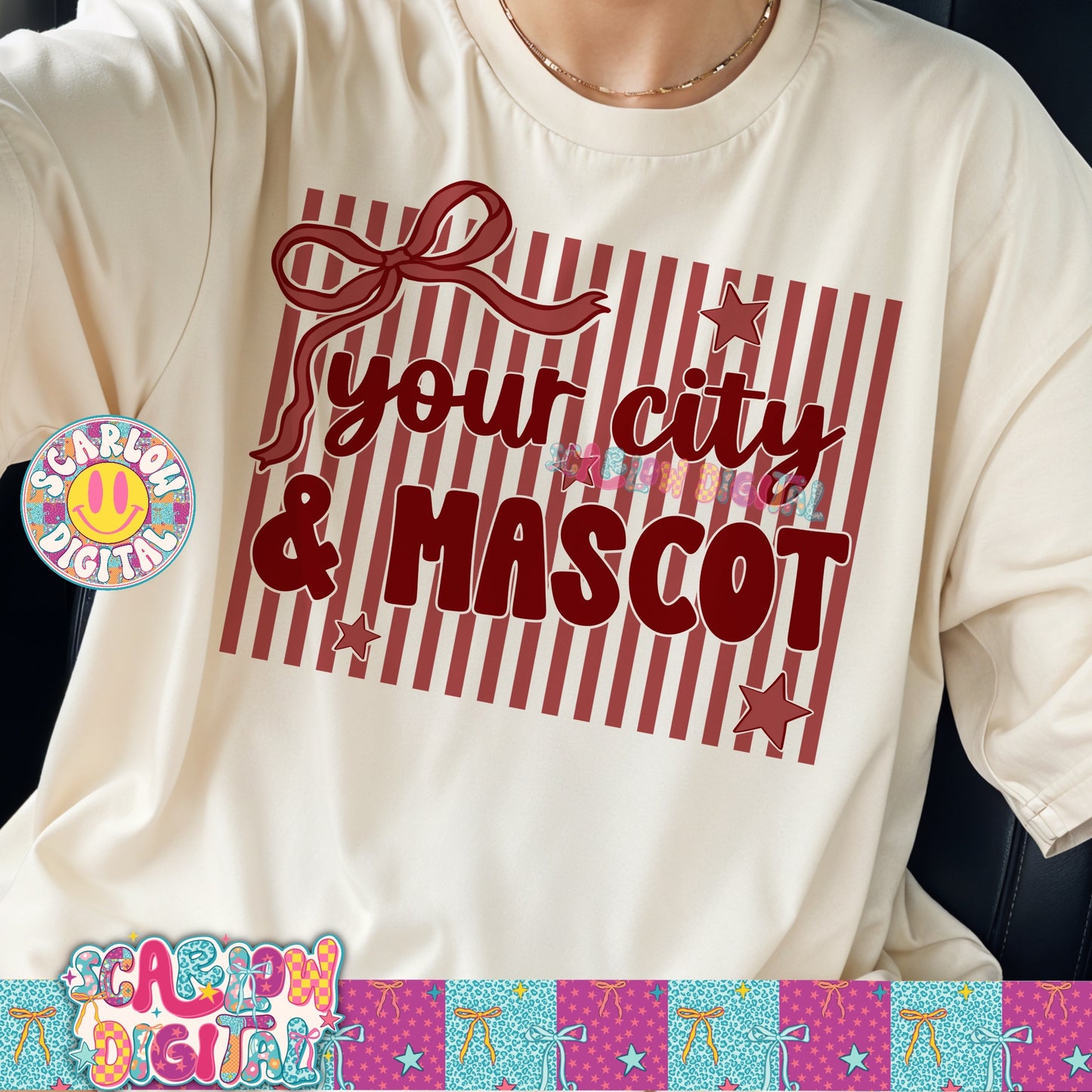 Crimson Mascot Custom Design - REVIEW DESCRIPTION BEFORE PURCHASING