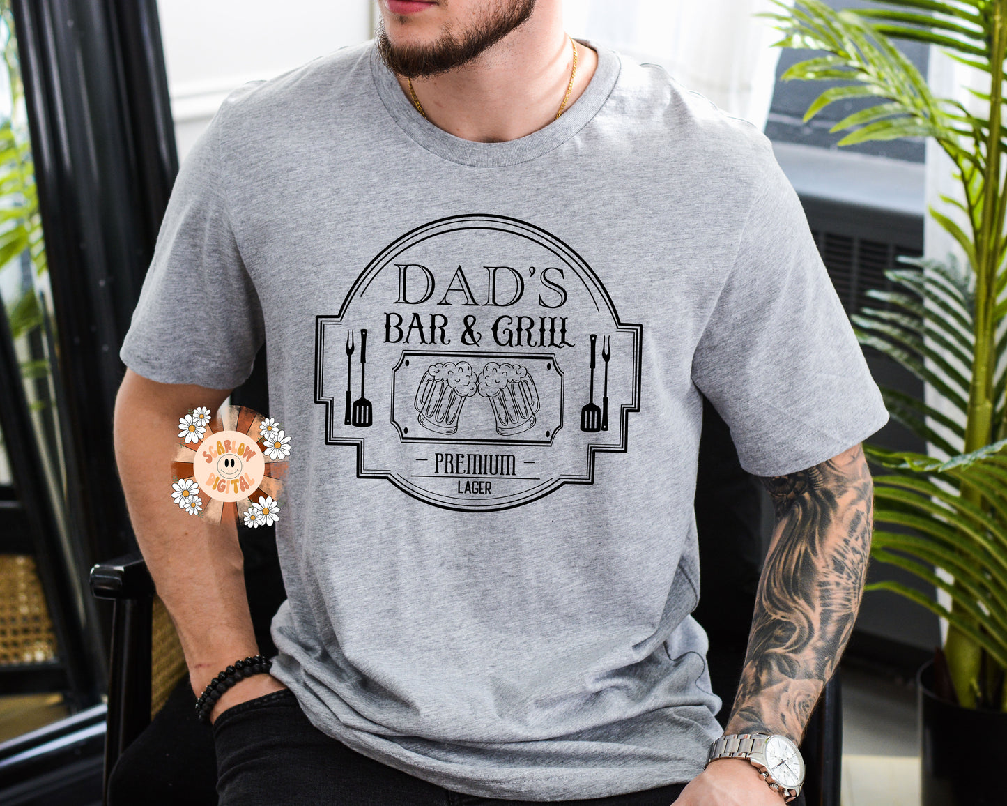Dad's Bar and Grill SVG-Daddy Cricut Cut File Digital Design Download-funny dad svg, png for dads, grill out svg, svg for dads, trendy svg