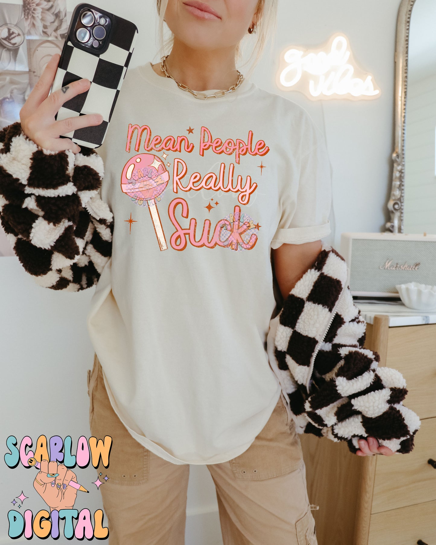 Mean People Really Suck PNG Digital Design Download, sucker png, positivity png, happiness png, funny png, adult humor png, cute png designs