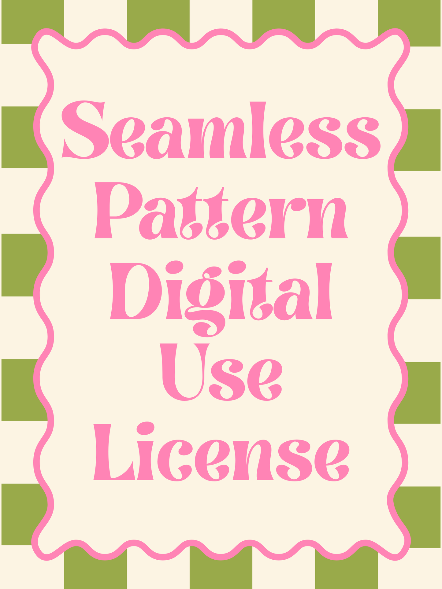 Seamless Pattern Digital-Use License
