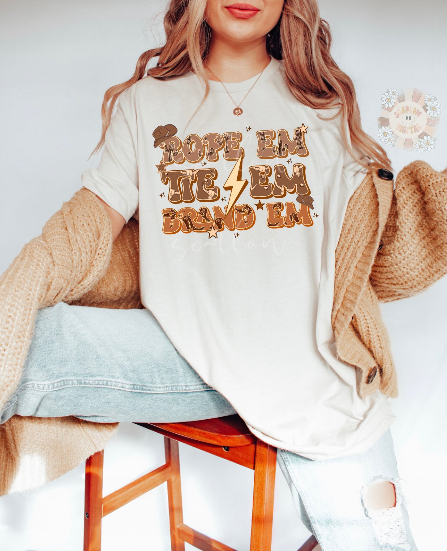 Rope Em, Tie Em, Brand Em PNG