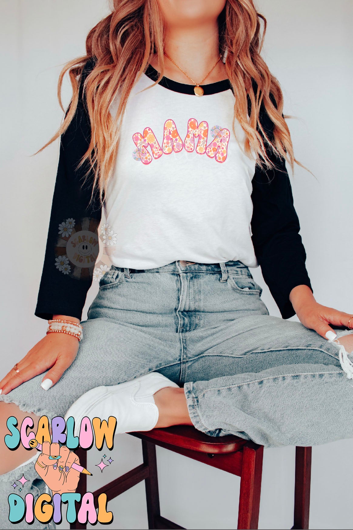 Floral Mama PNG Digital Design