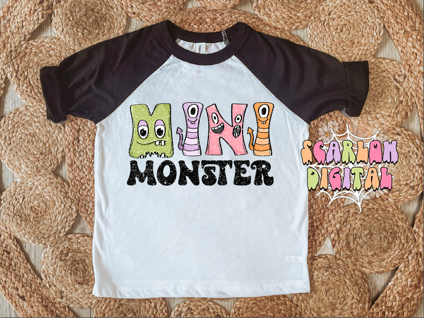 Mini Monster PNG-Halloween Sublimation Digital Design Download-spooky season png, kids halloween png, png for kids, trendy png, scary png