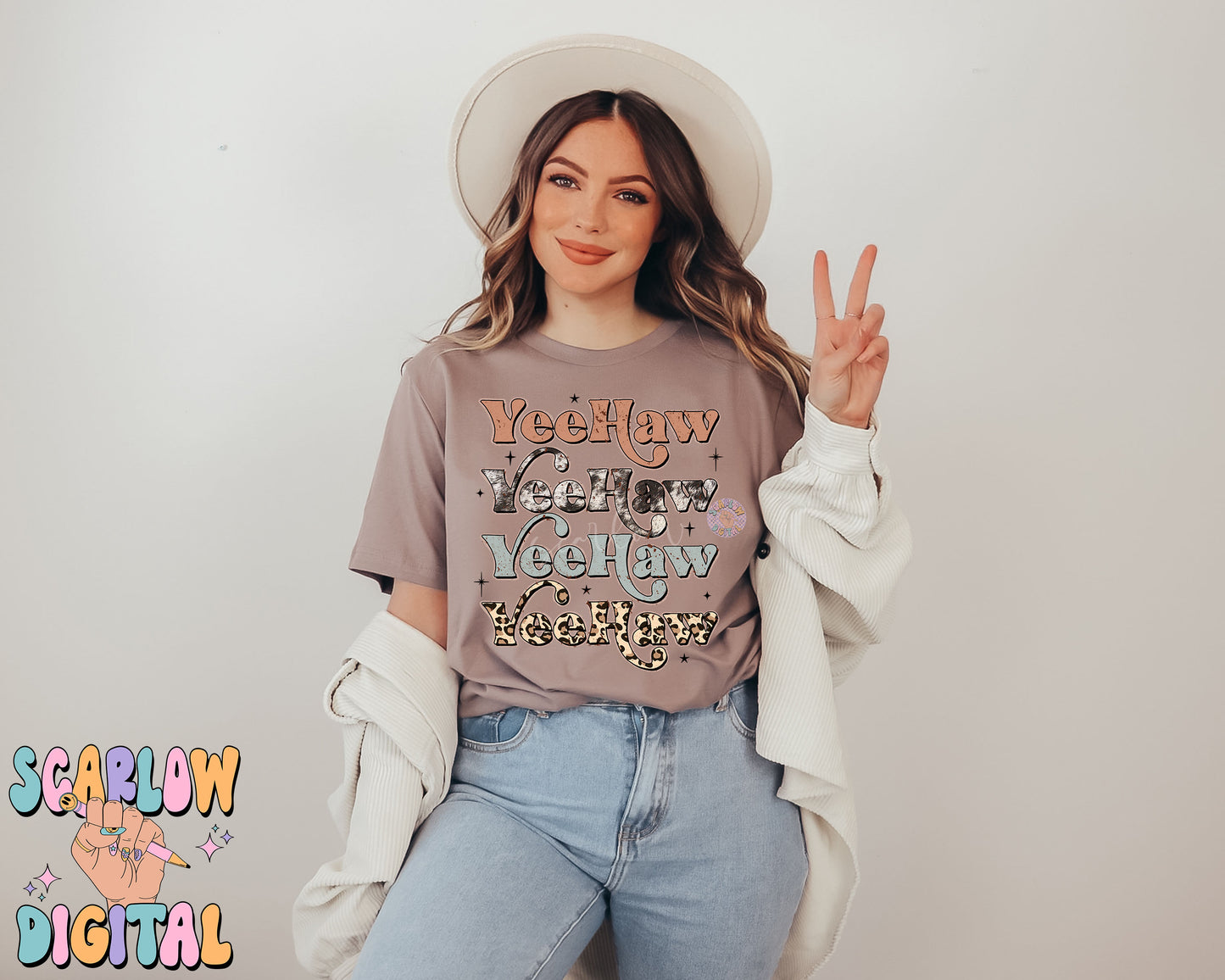Yeehaw PNG-Western Sublimation Digital Design Download-cowhide png, cow print png, leopard print png, southern png, country png, cowboy png
