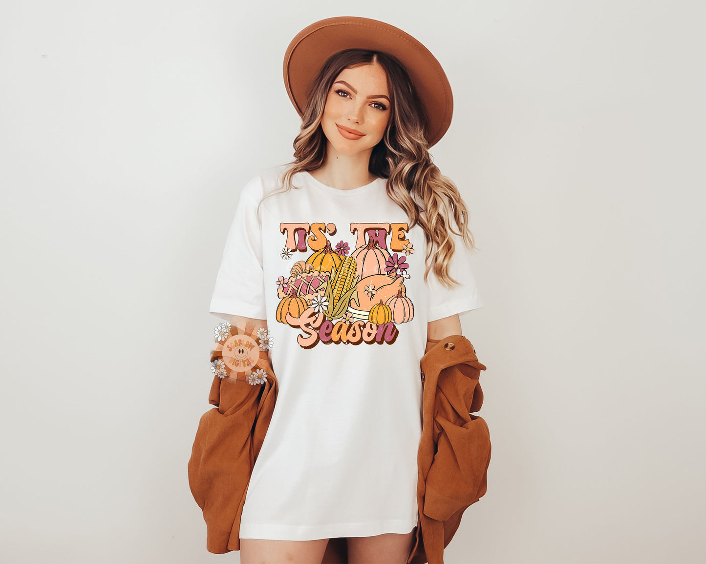 Tis' The Season PNG-Thanksgiving Sublimation Digital Design Download-turkey png, corn png, pie png, thankful png, pumpkins png, fall png