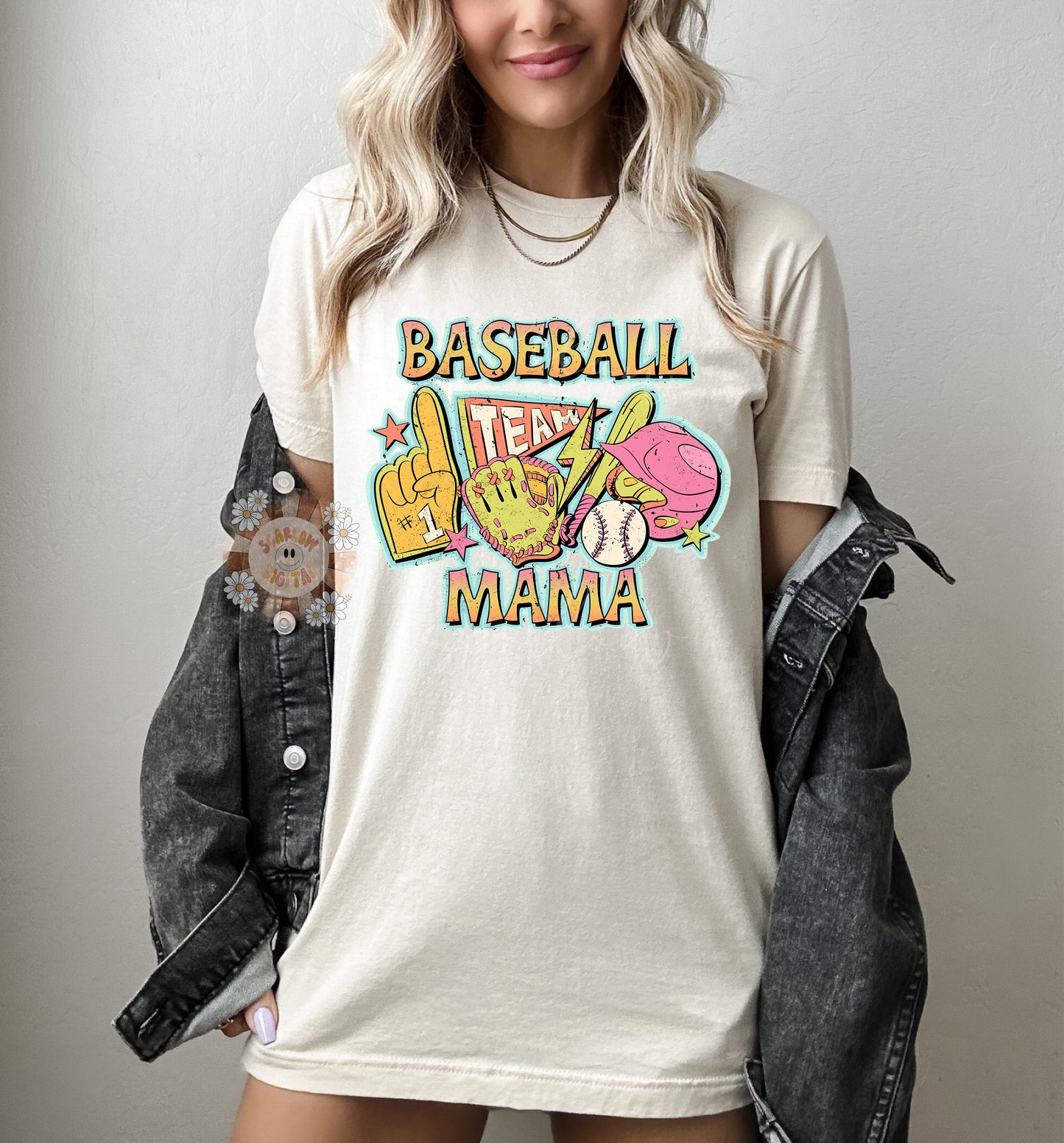 Baseball Mama PNG-Retro Sublimation Digital Design Download-preppy mom png, trendy png,  baseball png, mom png, png for mom, mom sublimation