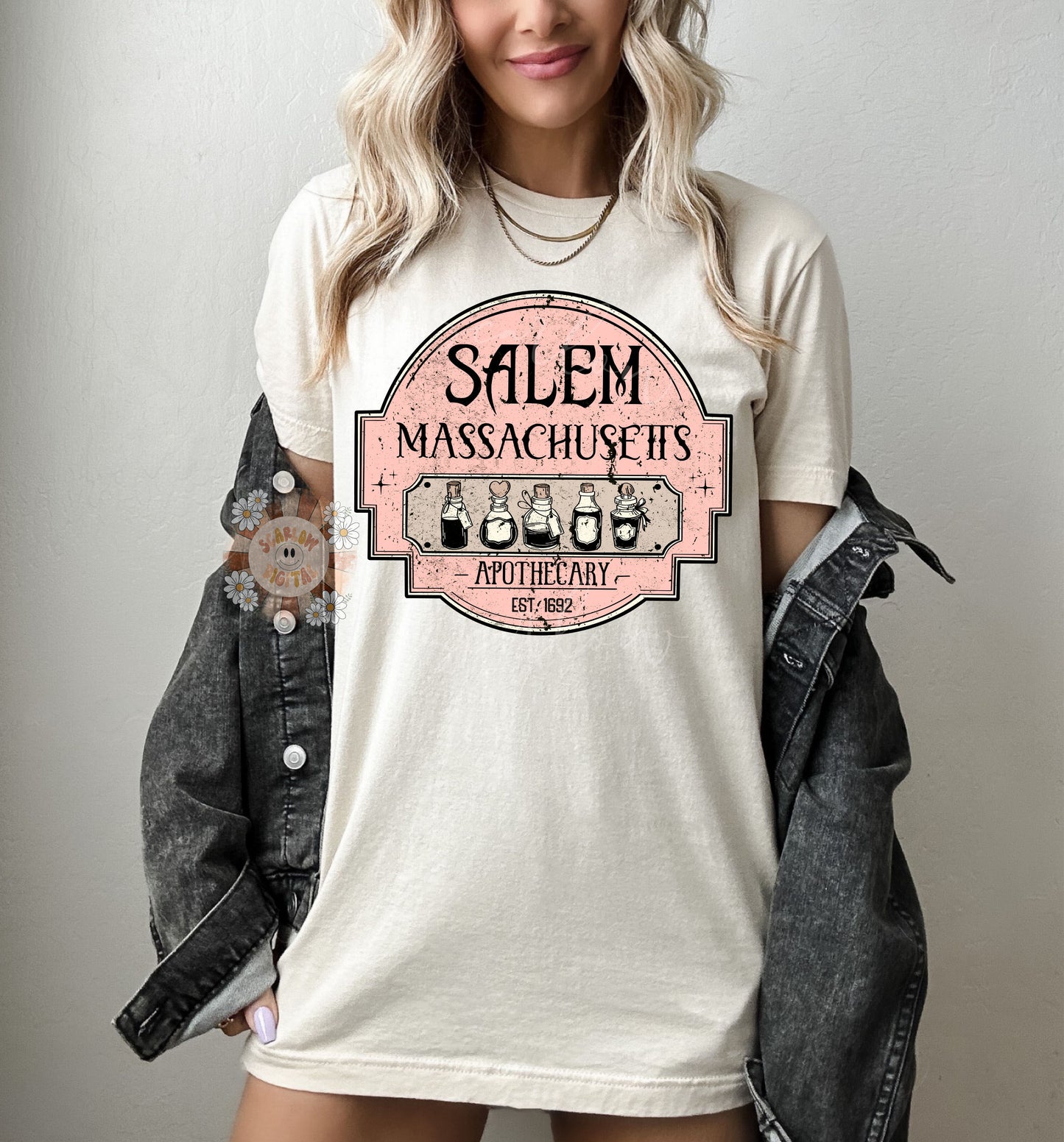 Salem Massachusetts Apothecary PNG Digital Design