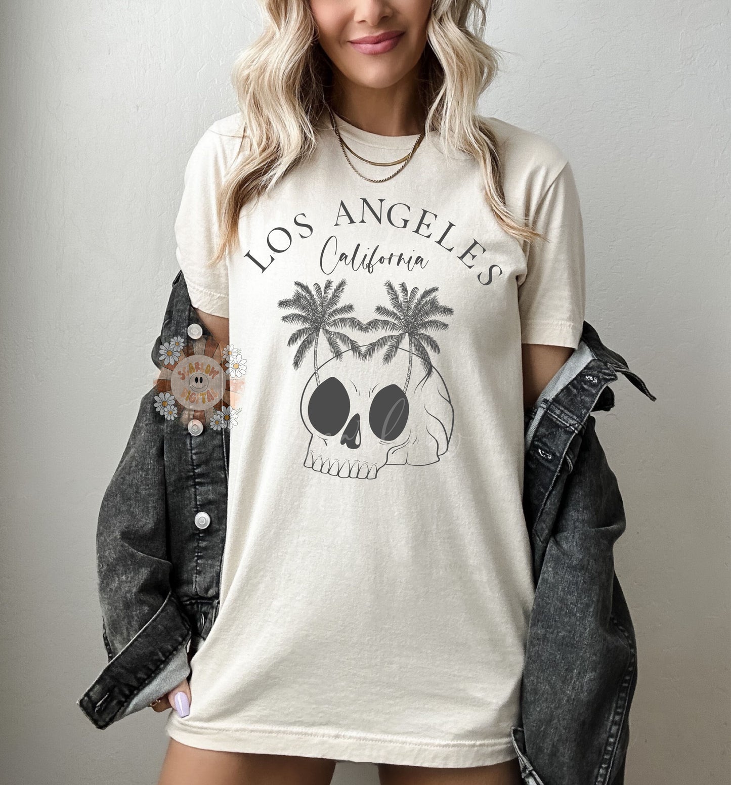 Los Angeles California PNG-Palm Trees Sublimation Digital Design Download-skull png, skeleton png, mens png, png for men, simple png designs