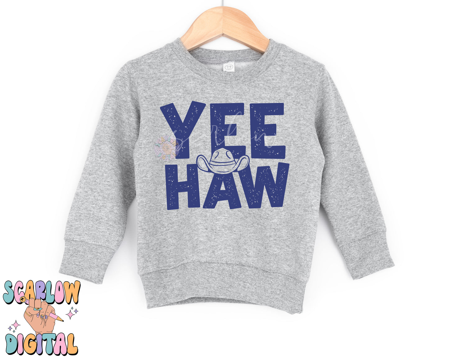 YeeHaw PNG-Western Sublimation Digital Design Download-cowboy hat png, country png, southern png, simple western png, kids western png files