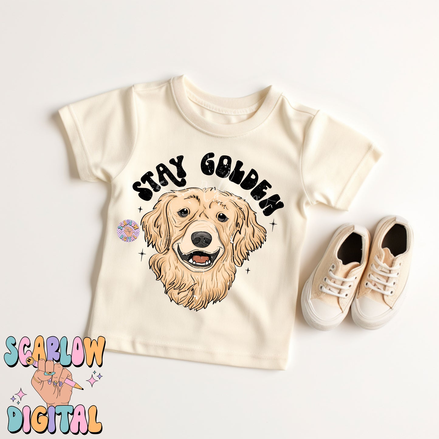 Stay Golden PNG-Golden Retriever Sublimation Digital Design Download-dog mama png, fur mama png, dog lover png, puppy png, cute png designs