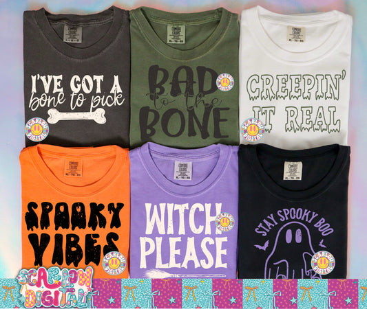 Halloween PNG Bundle Digital Design