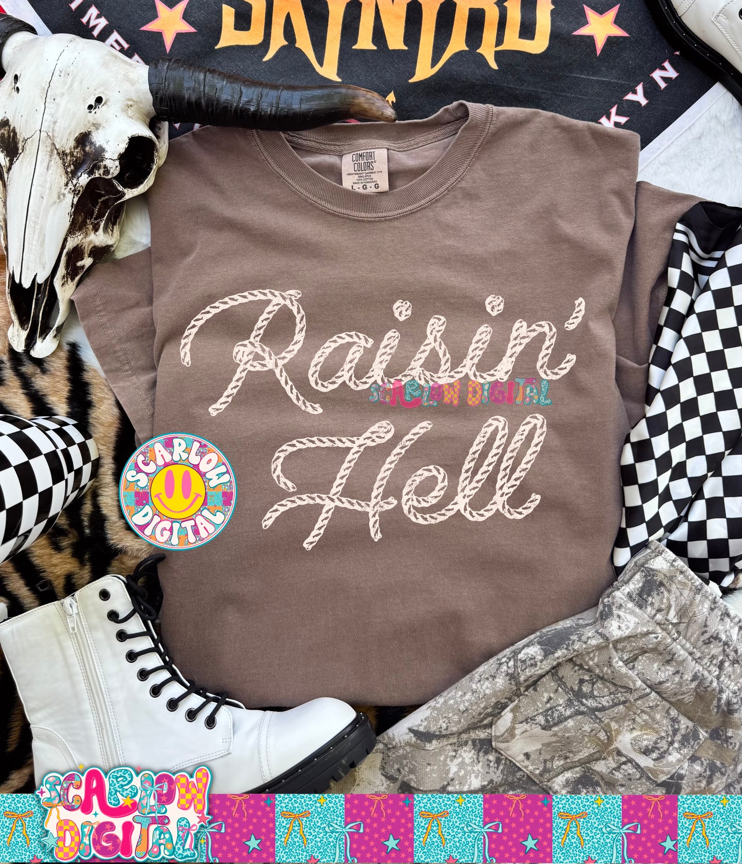 Raisin Hell PNG Digital Design
