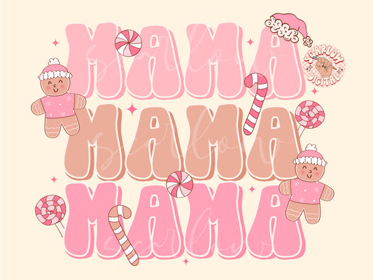 Mama PNG-Christmas Sublimation Digital Design Download-christmas mama png, mama mini png, mommy and me png, candy cane png, gingerbread png