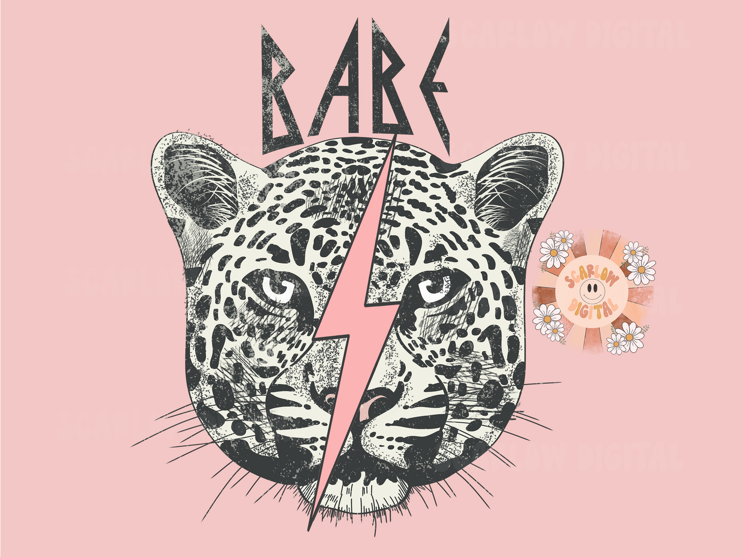 Babe PNG-Snow Leopard Sublimation Digital Design Download-mommy and me png, mama mini png, little girl png, trendy png, grunge girl png file