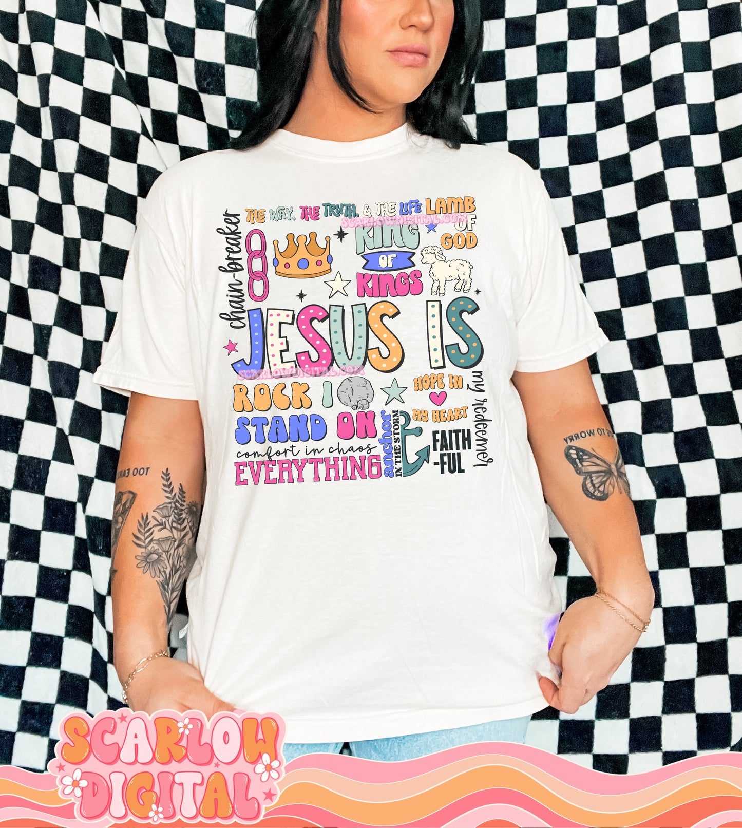 Jesus Is PNG Digital Design