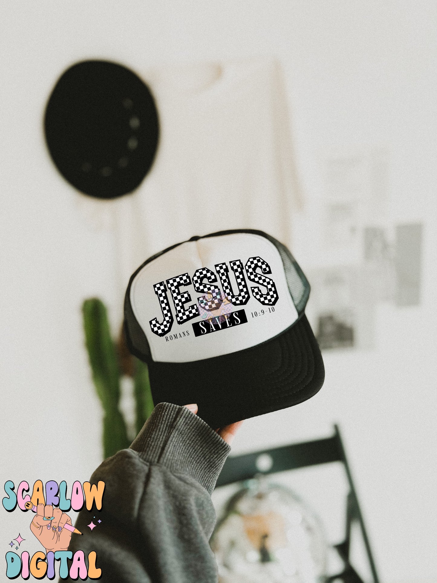 Jesus Saves PNG Digital Design