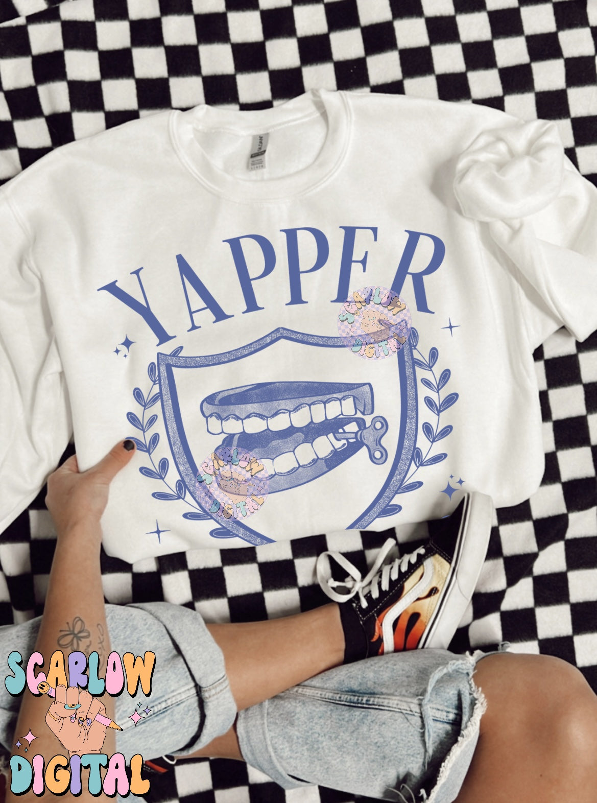 Yapper Social Club PNG Digital Design Download, funny png, talkative png, adult humor png, sarcastic png, png for adults, single color png