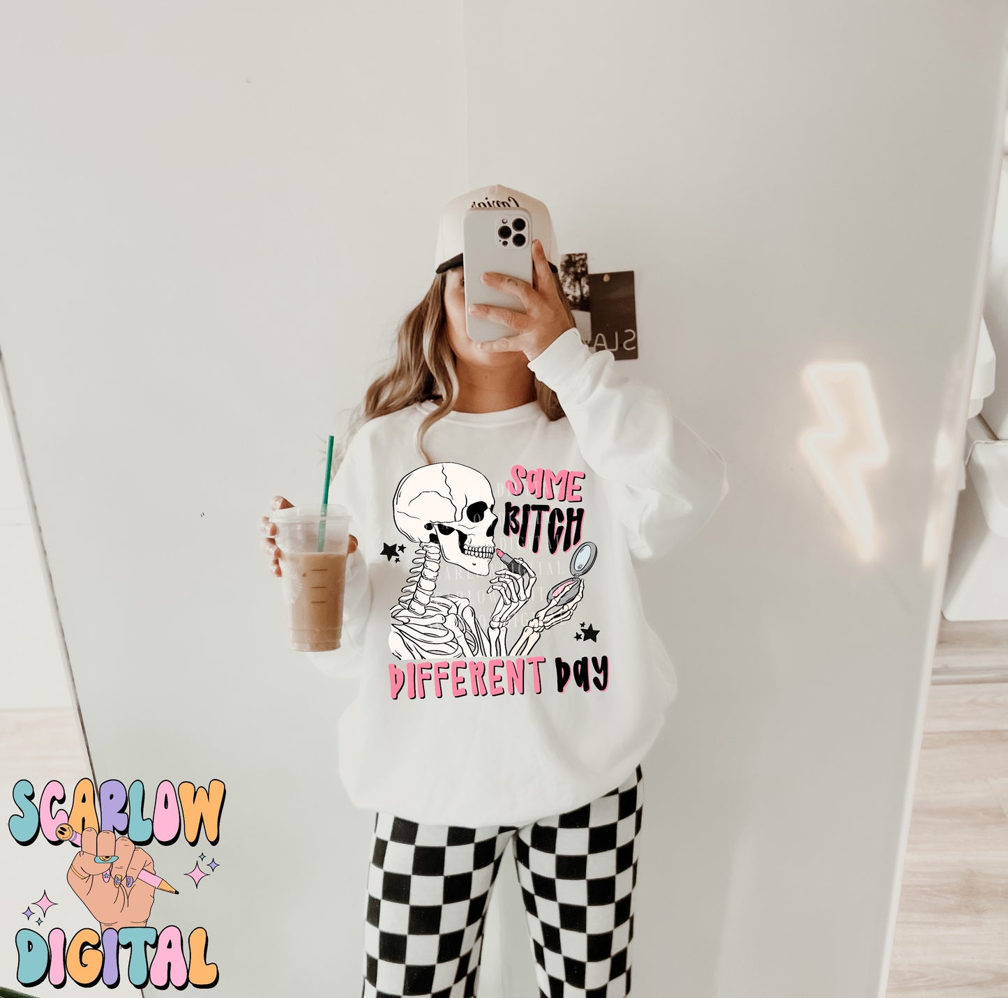 Same Bitch Different Day PNG Digital Design