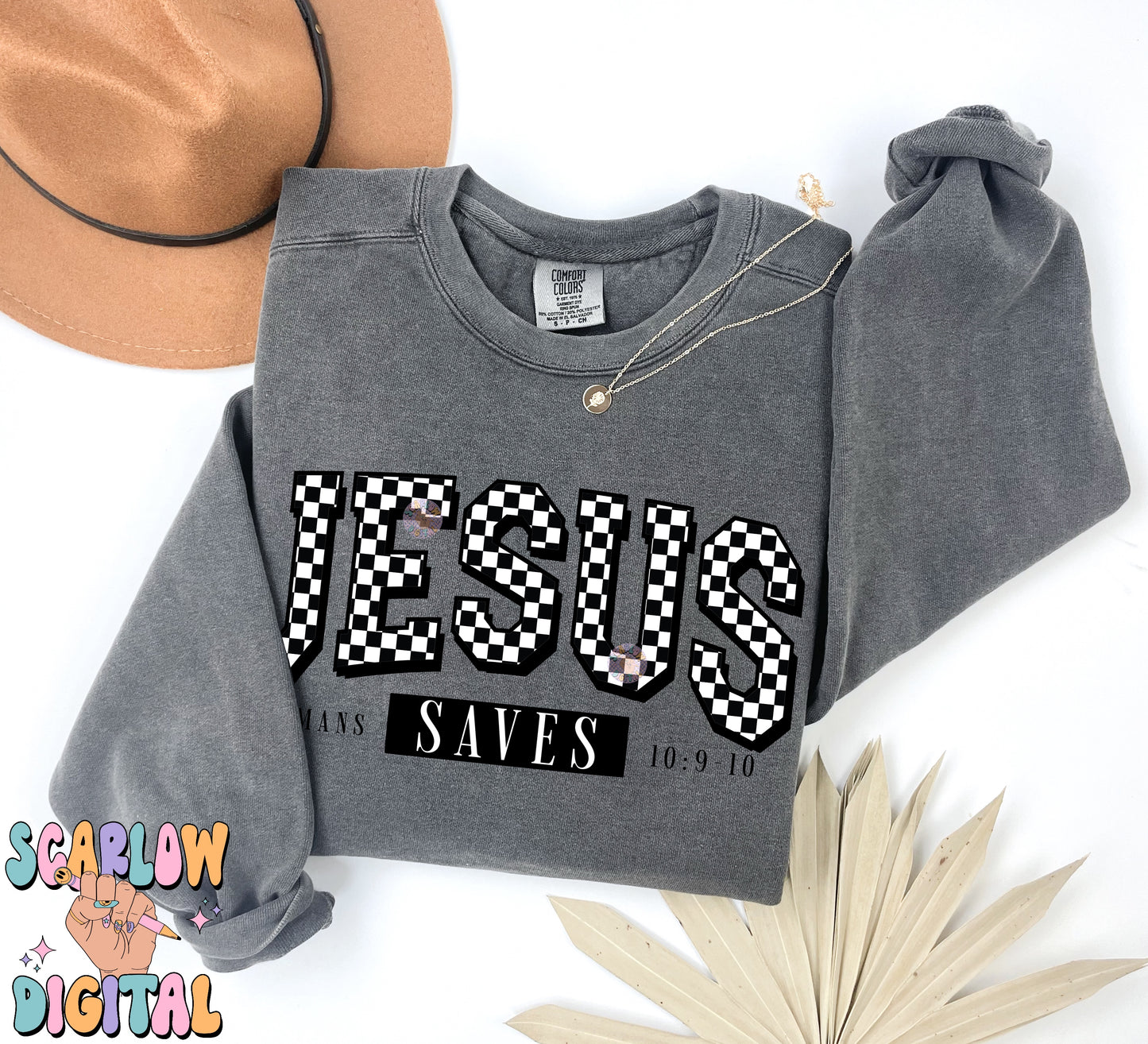 Jesus Saves PNG Digital Design