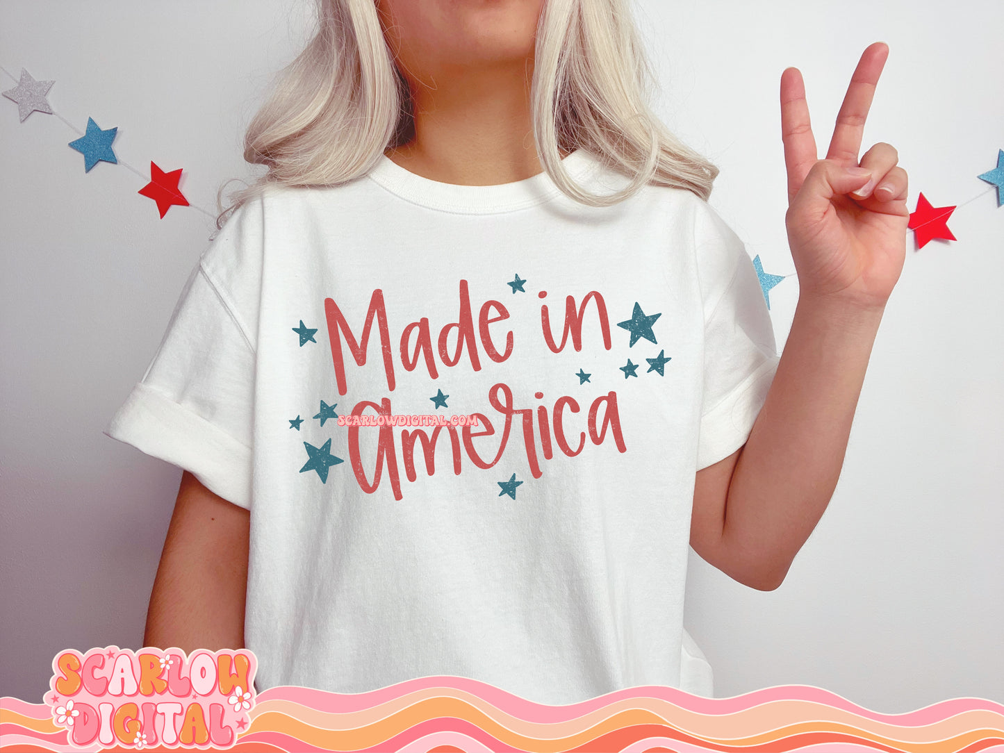 Made in America PNG Digital Design