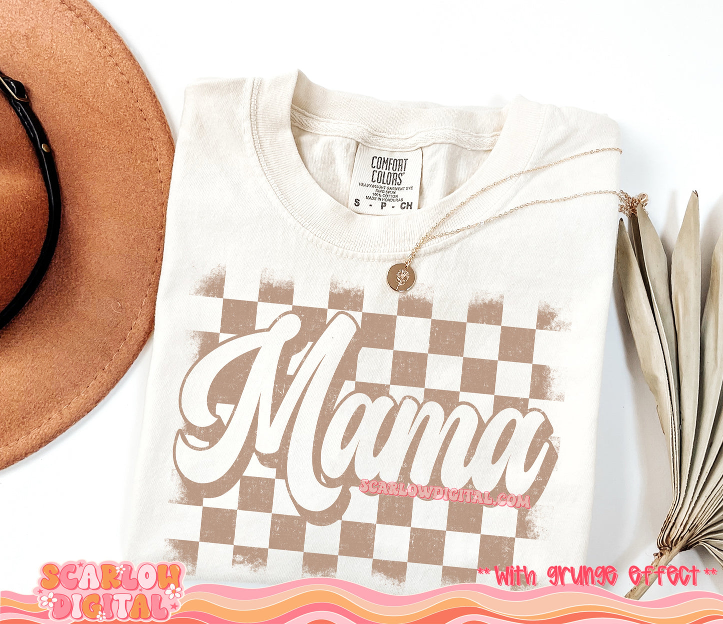 Checkered Mama PNG Bundle Digital Design