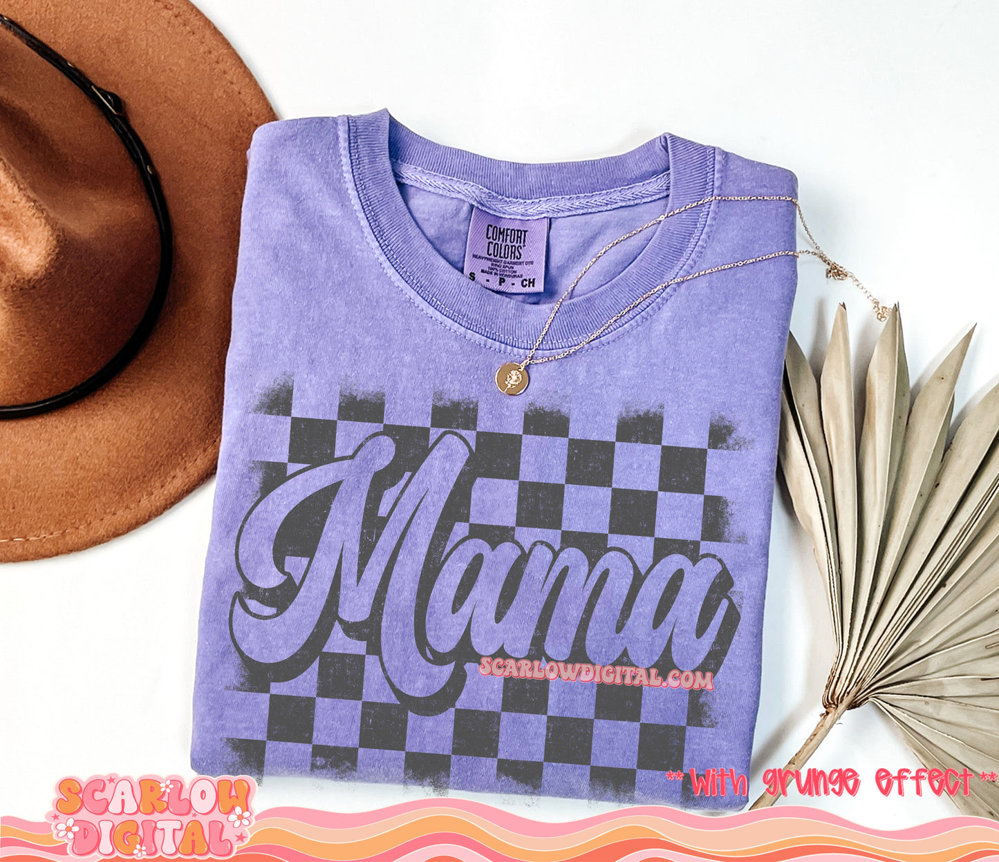Checkered Mama PNG Bundle Digital Design