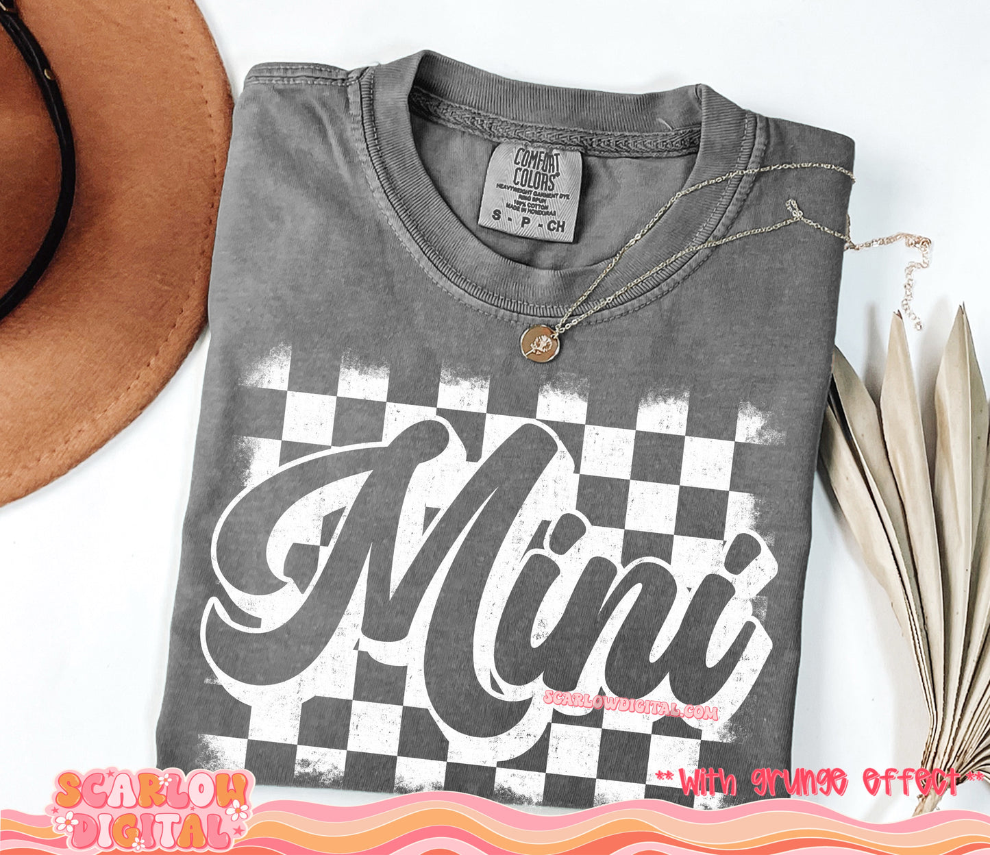 Checkered Mini PNG Bundle Digital Design