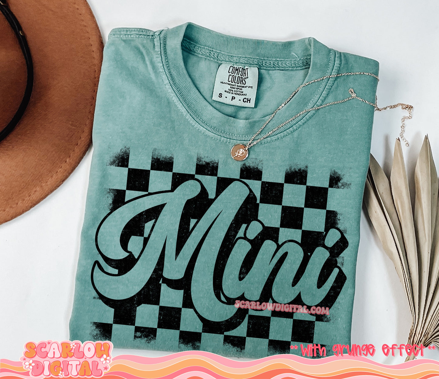 Checkered Mini PNG Bundle Digital Design