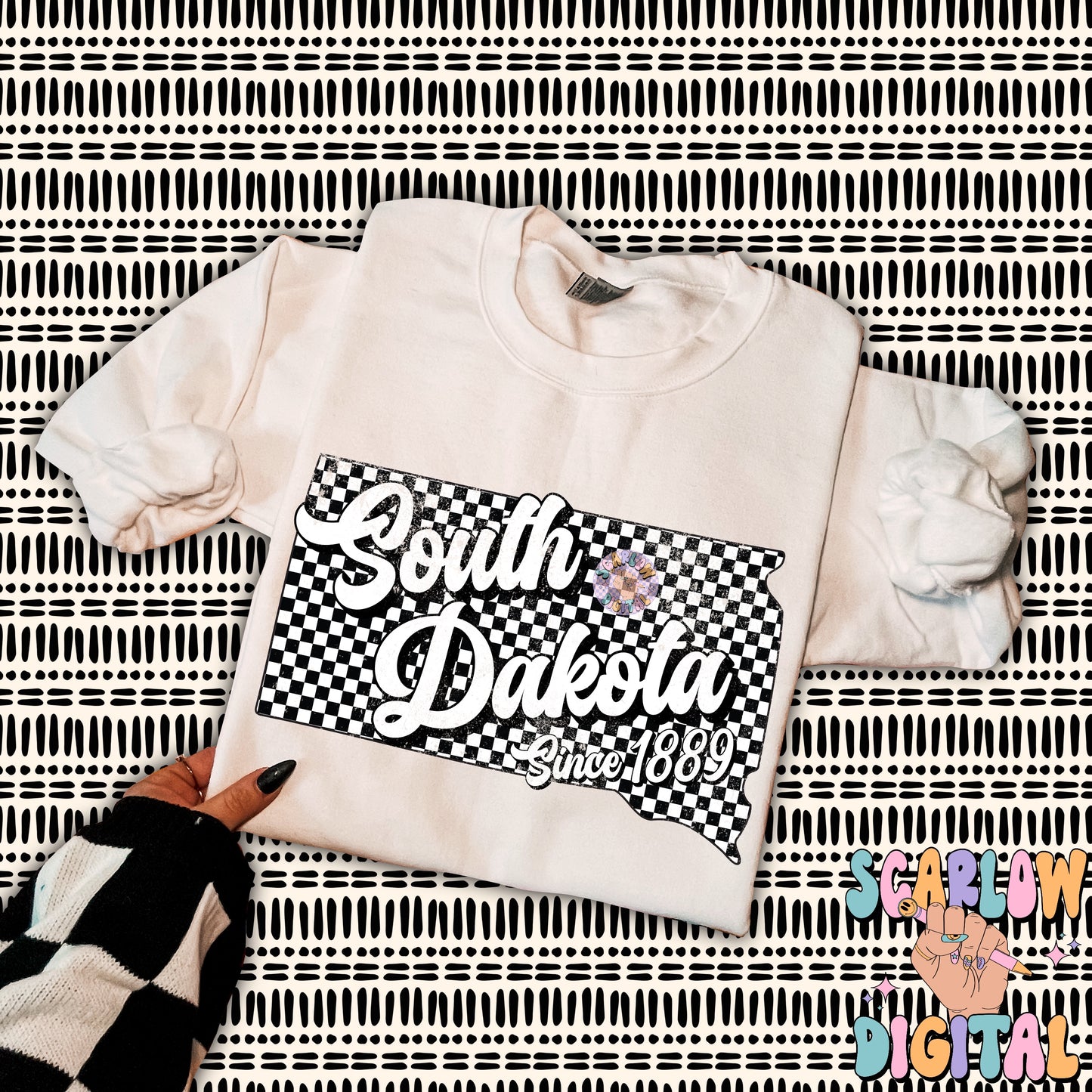 South Dakota PNG Digital Design Download