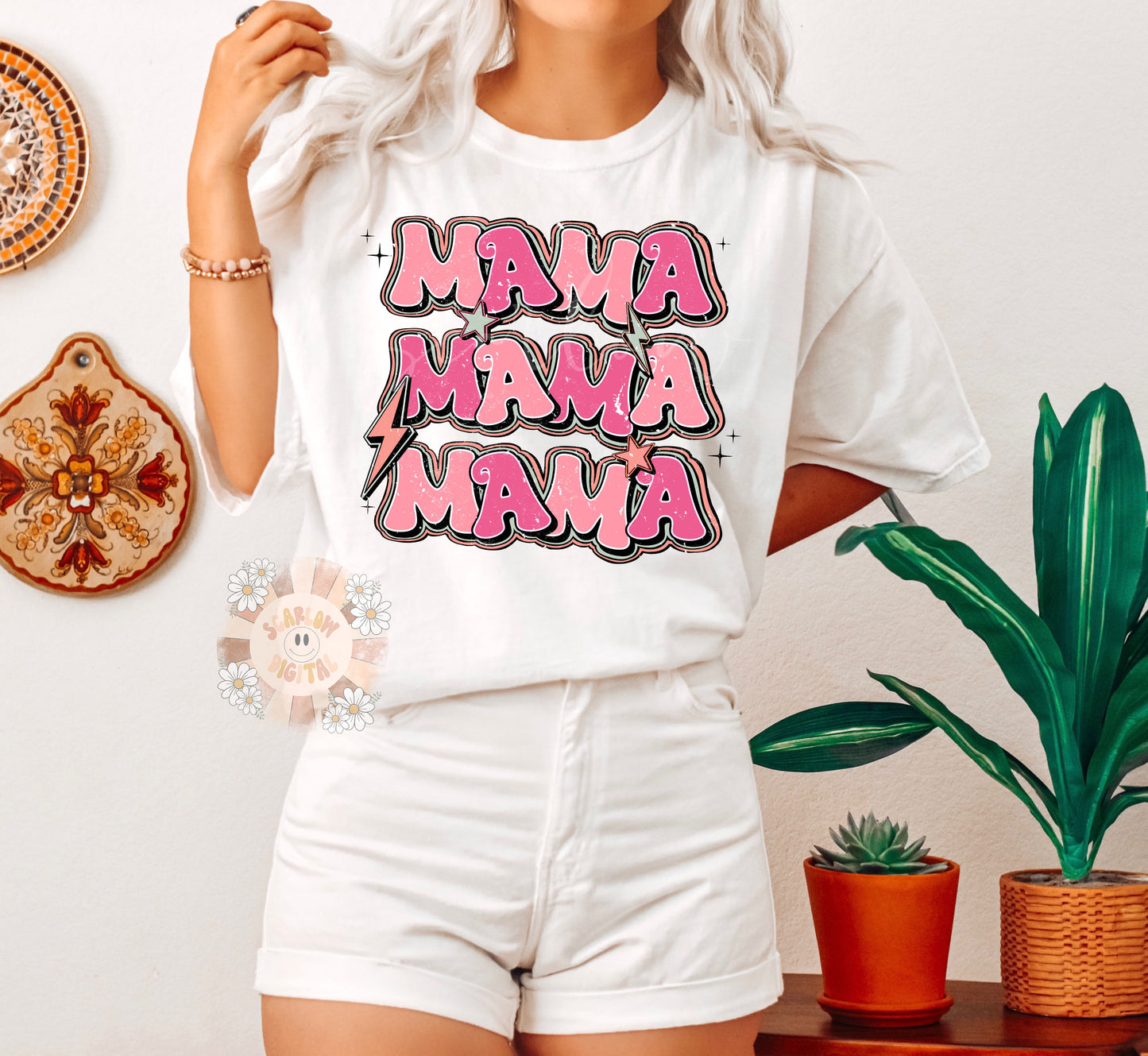 Mama PNG Sublimation Digital Design Download, retro mama png, preppy mama png, boho mama png, png for moms, mommy and me png, mama mini png