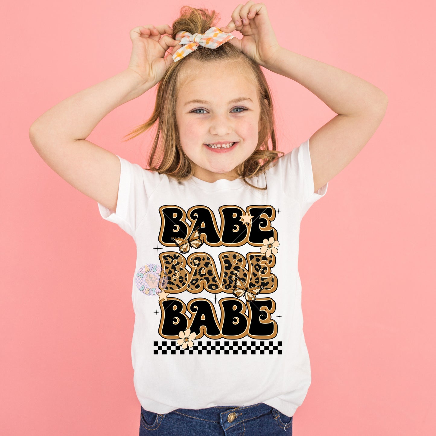 Babe PNG-Butterfly Sublimation Digital Design Download-flowers png, grunge png, mama babe png, mommy and me png, rocker png design, girl png