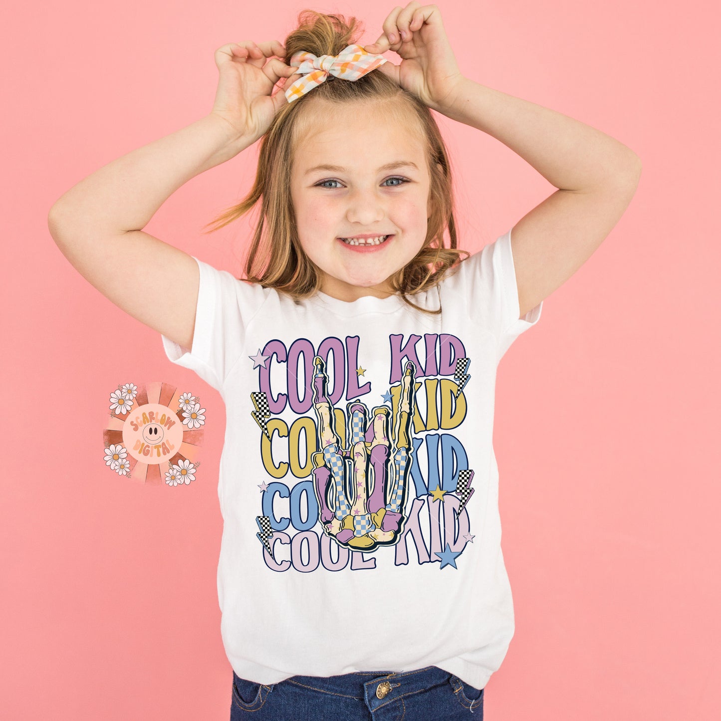 Cool Kid PNG-Rocker Sublimation Digital Design Download-kids png, png for kids, edgy png, grunge png, skeleton png, vintage png, retro png
