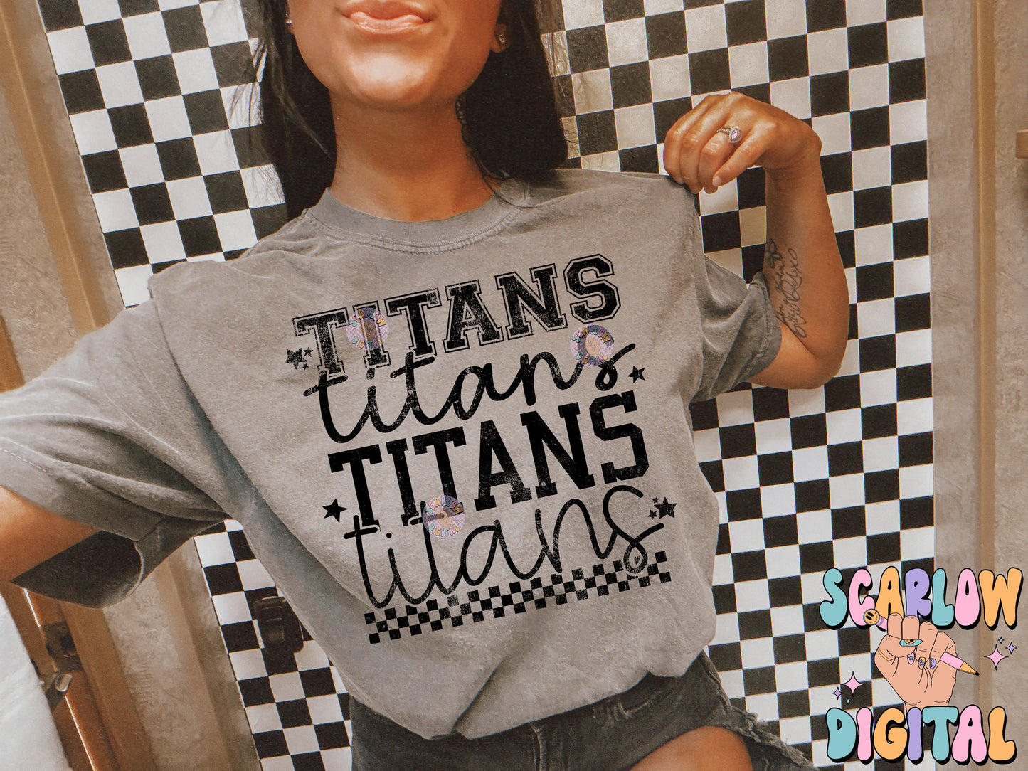 Titans PNG Digital Design Download
