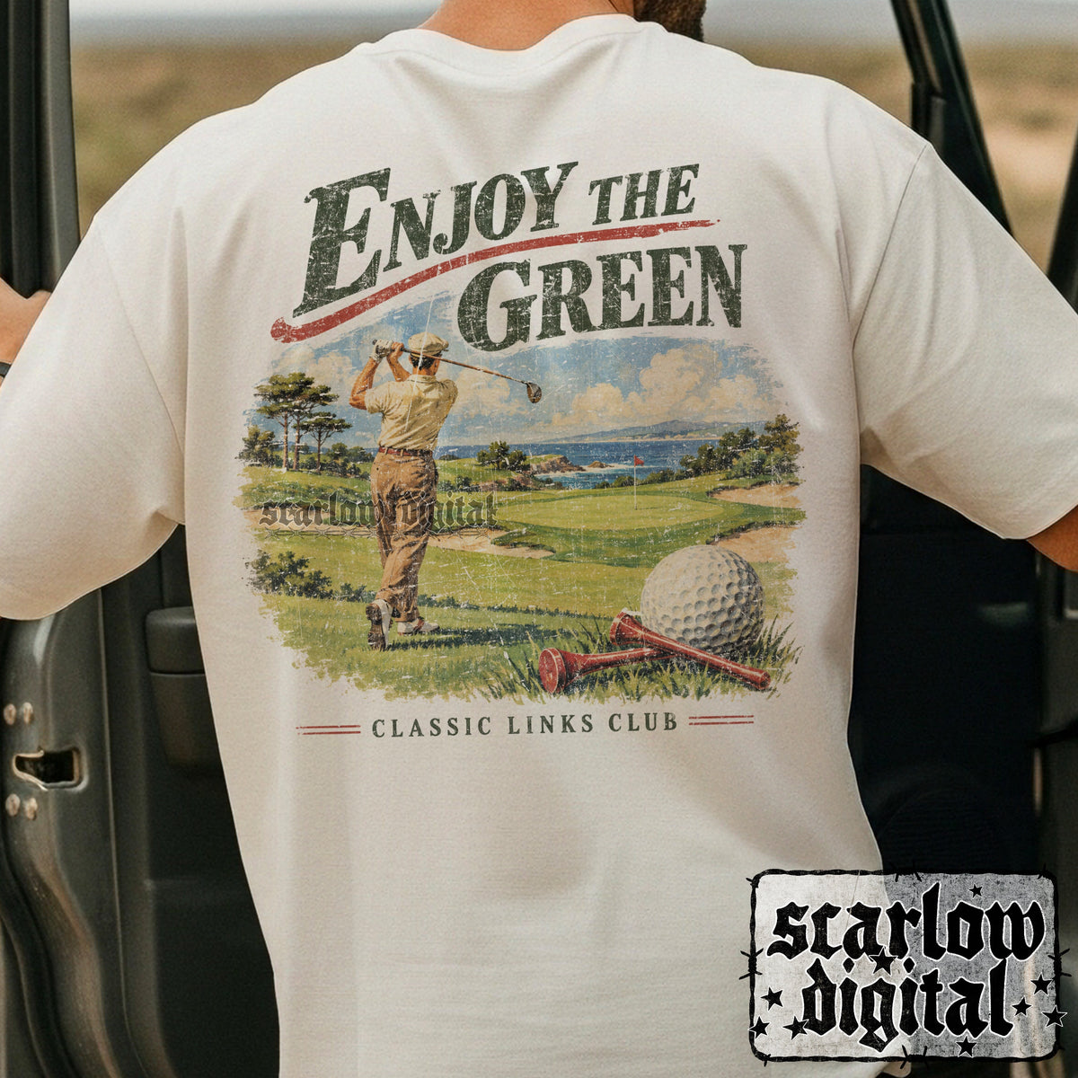 Enjoy the Green PNG Digital Design