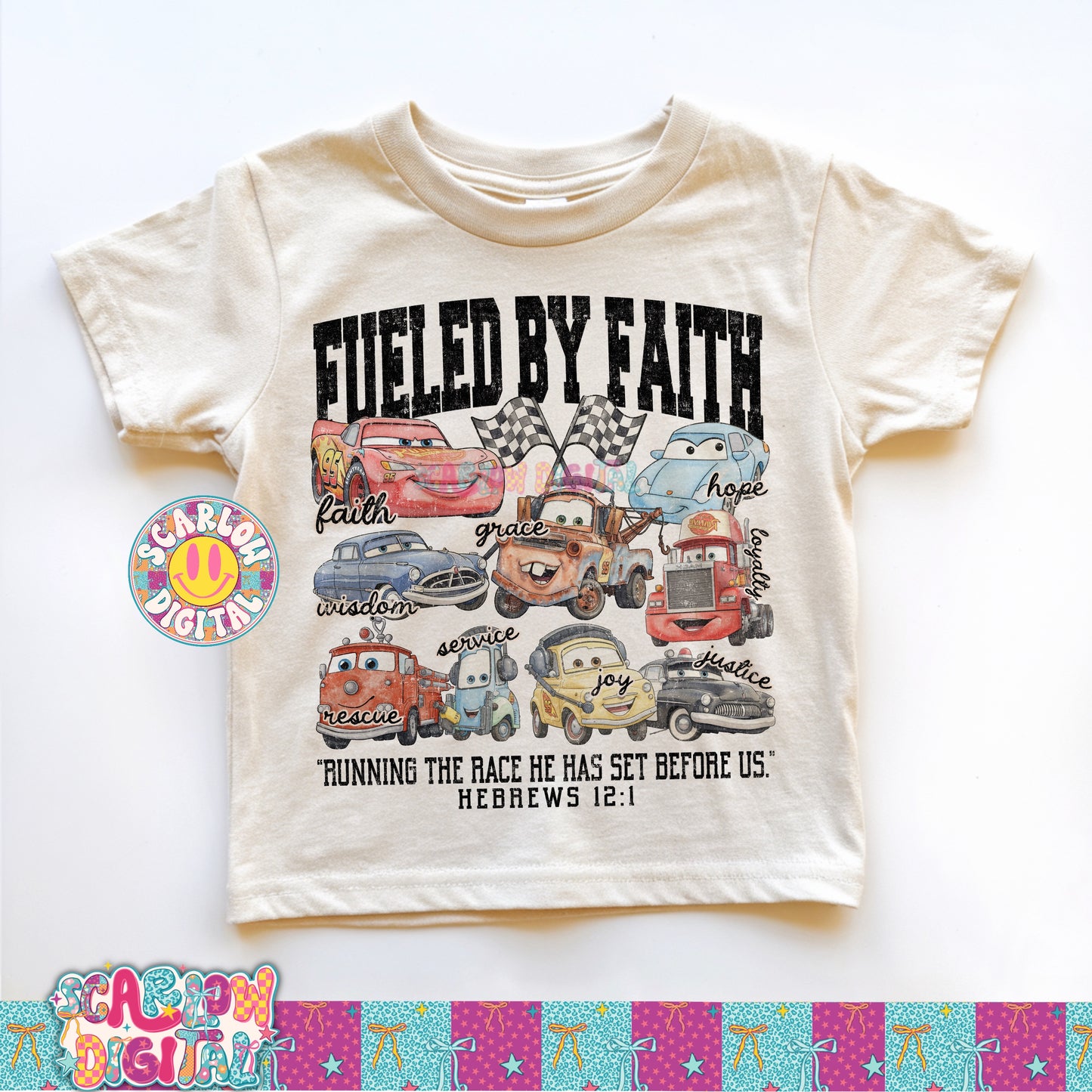 Exclusive - Only Available 7/3: Fueled By Faith PNG Digital Design