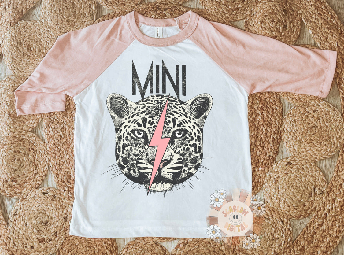 Mini PNG-Snow Leopard Sublimation Digital Design Download-mommy and me png, mama mini png, little girl png, trendy png, grunge girl png file