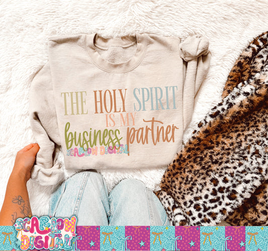 The Holy Spirit is My Business Partner PNG Digital Design