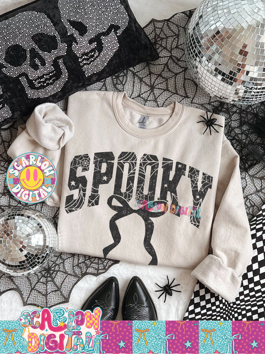 Spooky Bow PNG Digital Design